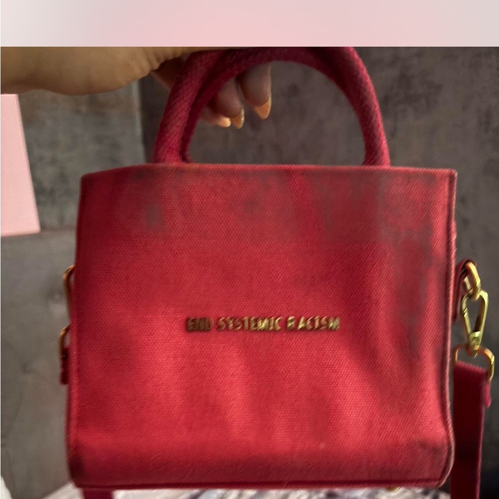 Brandon Blackwood Red Crossbody Bag